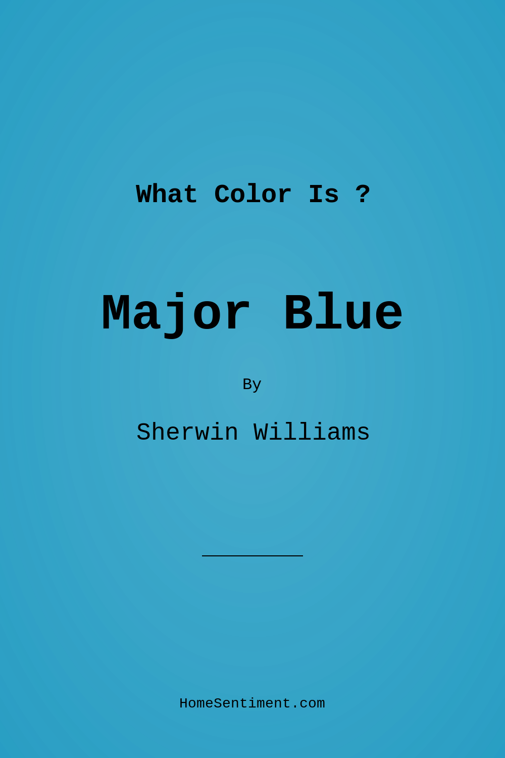 Major Blue SW 6795 by Sherwin Williams