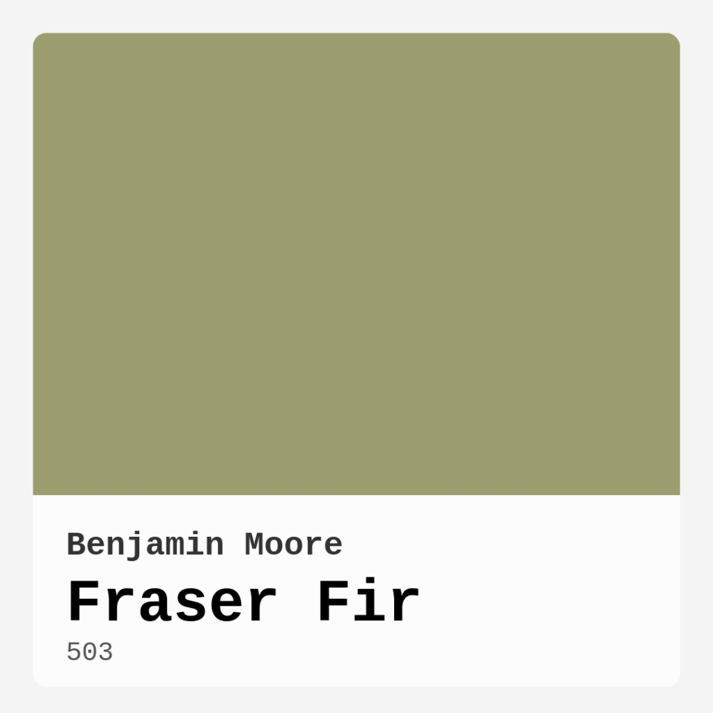 Fraser Fir 503 by Benjamin Moore