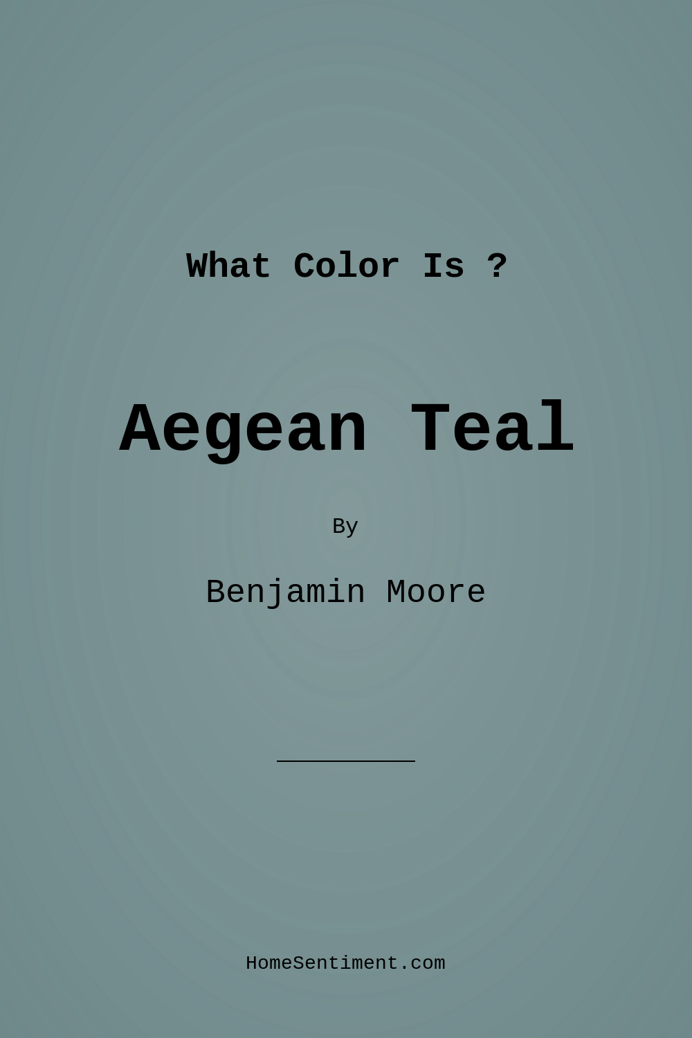 Aegean Teal 2136-40 by Benjamin Moore