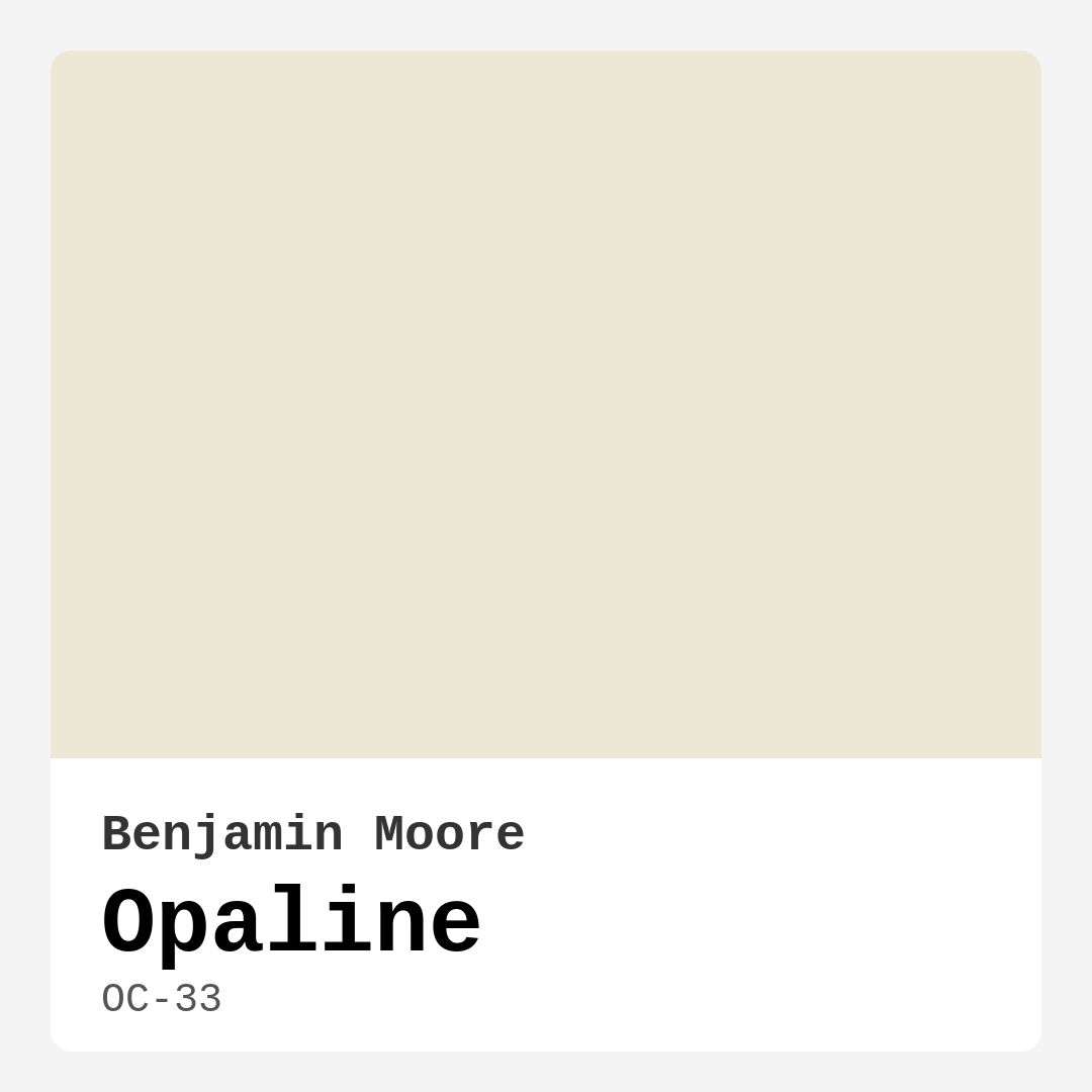 Opaline OC-33 by Benjamin Moore