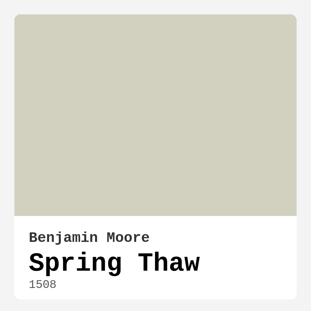 Benjamin Moore Spring Thaw 1508 Real Images