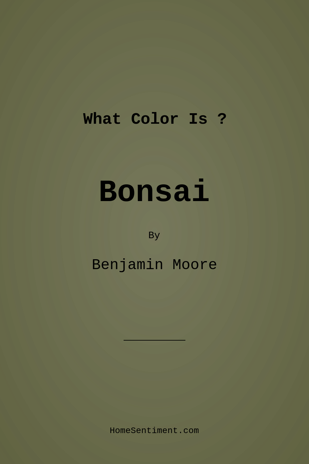 Bonsai CC-666 by Benjamin Moore