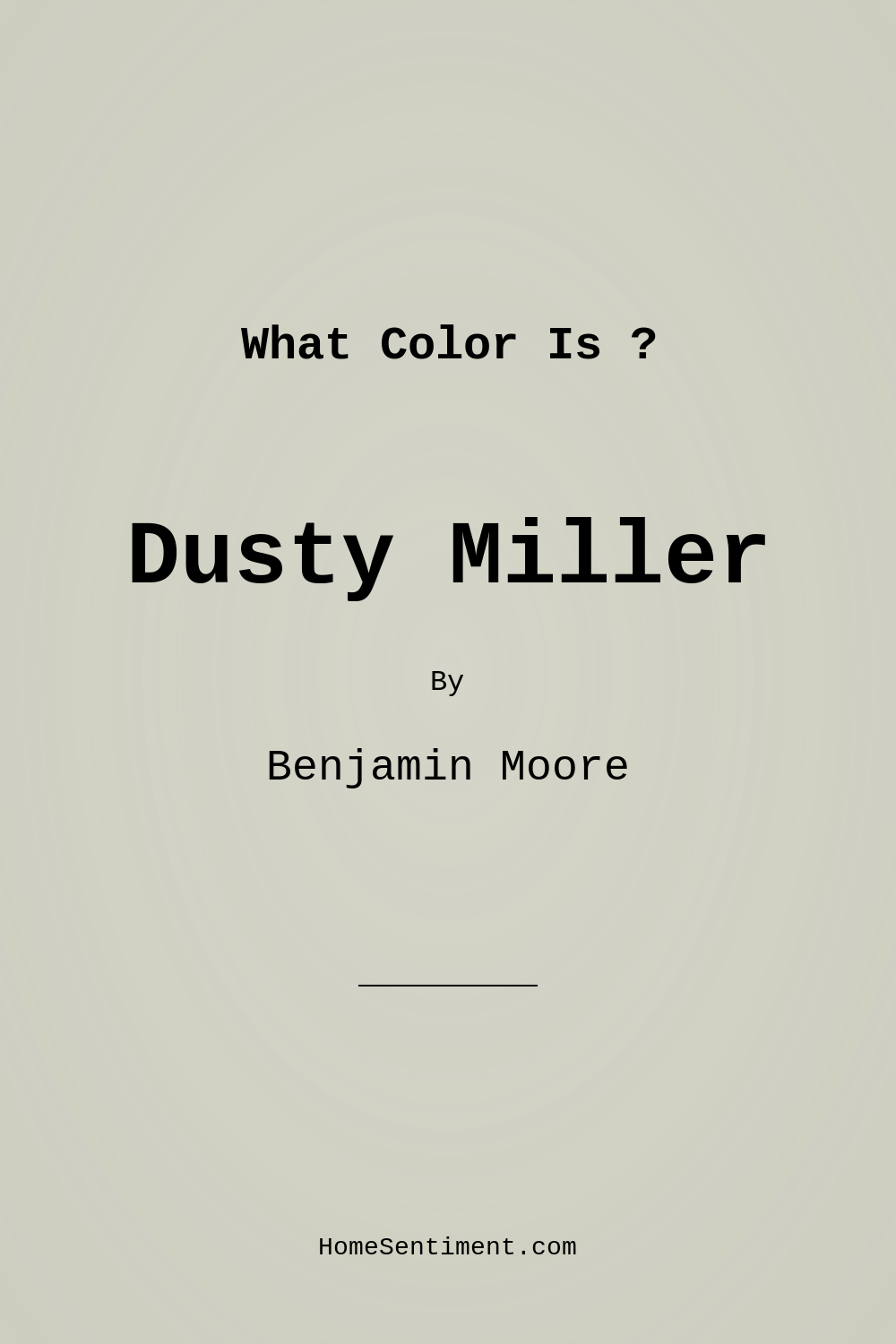 Dusty Miller CSP-755 by Benjamin Moore