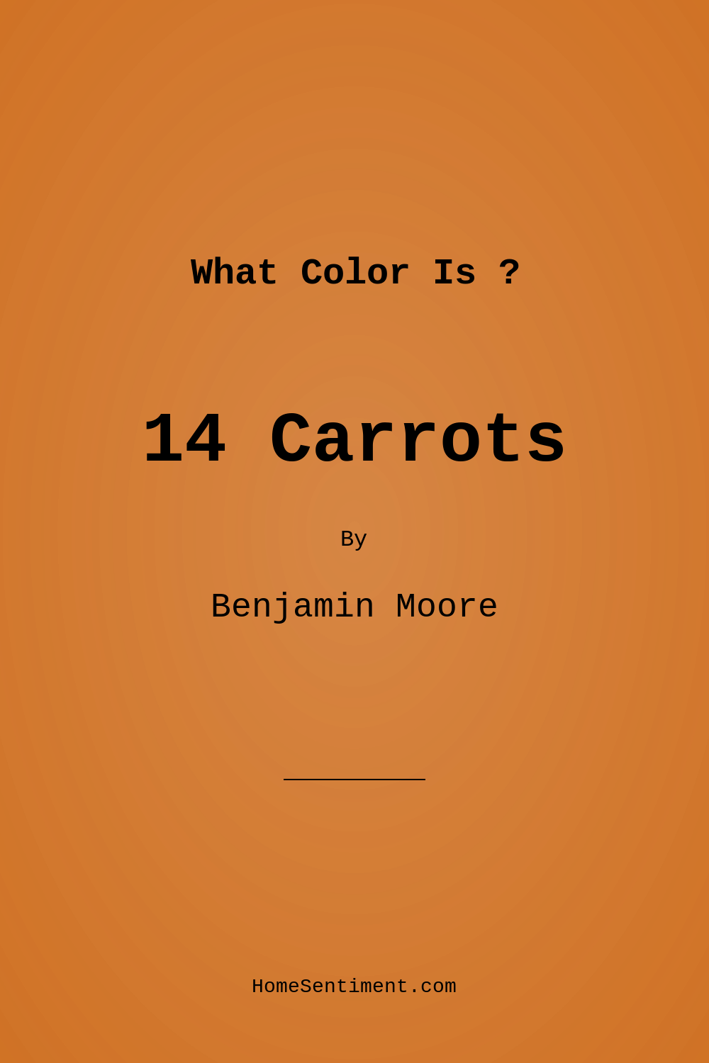 14 Carrots CSP-1110 by Benjamin Moore