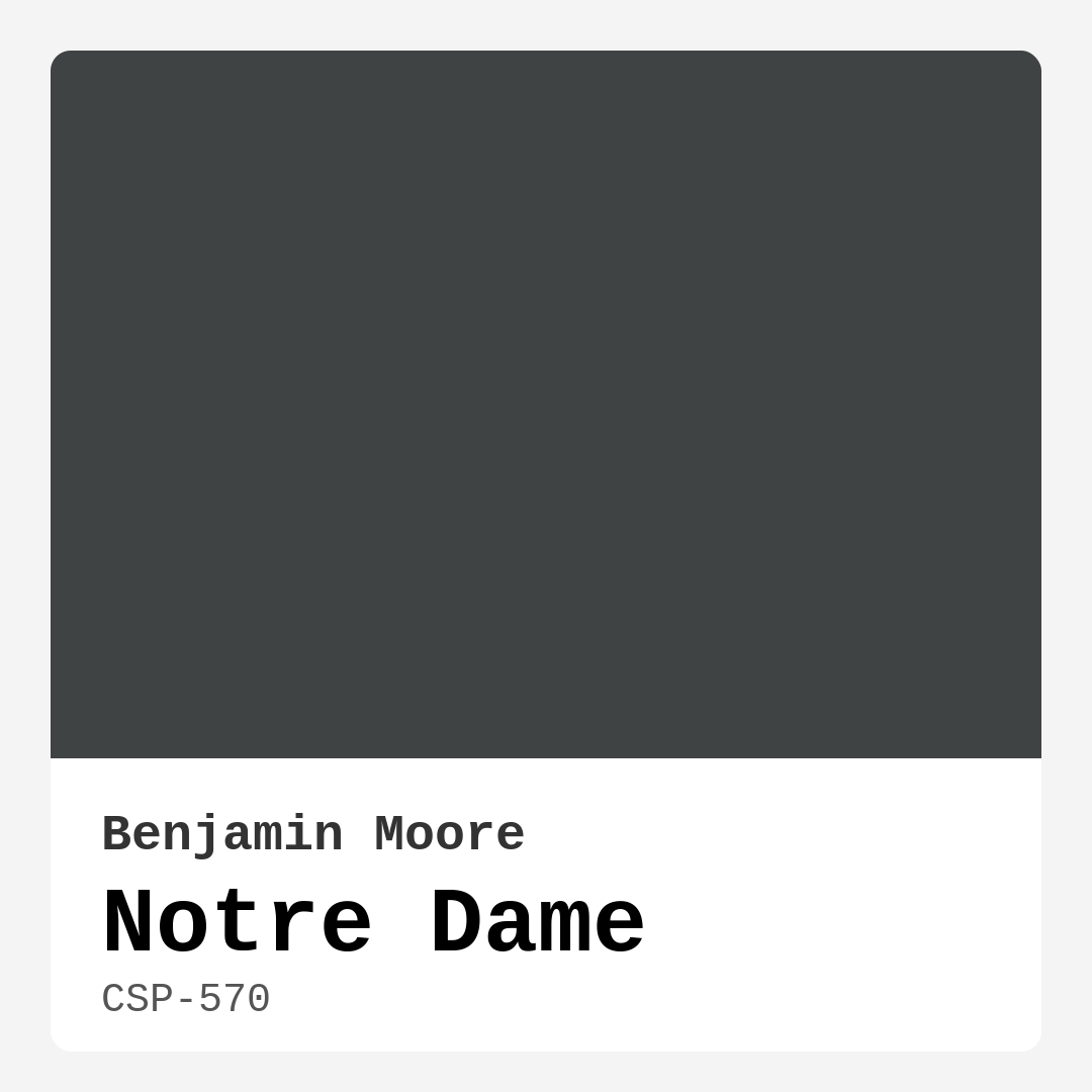 Benjamin Moore Notre Dame CSP-570 Real Images