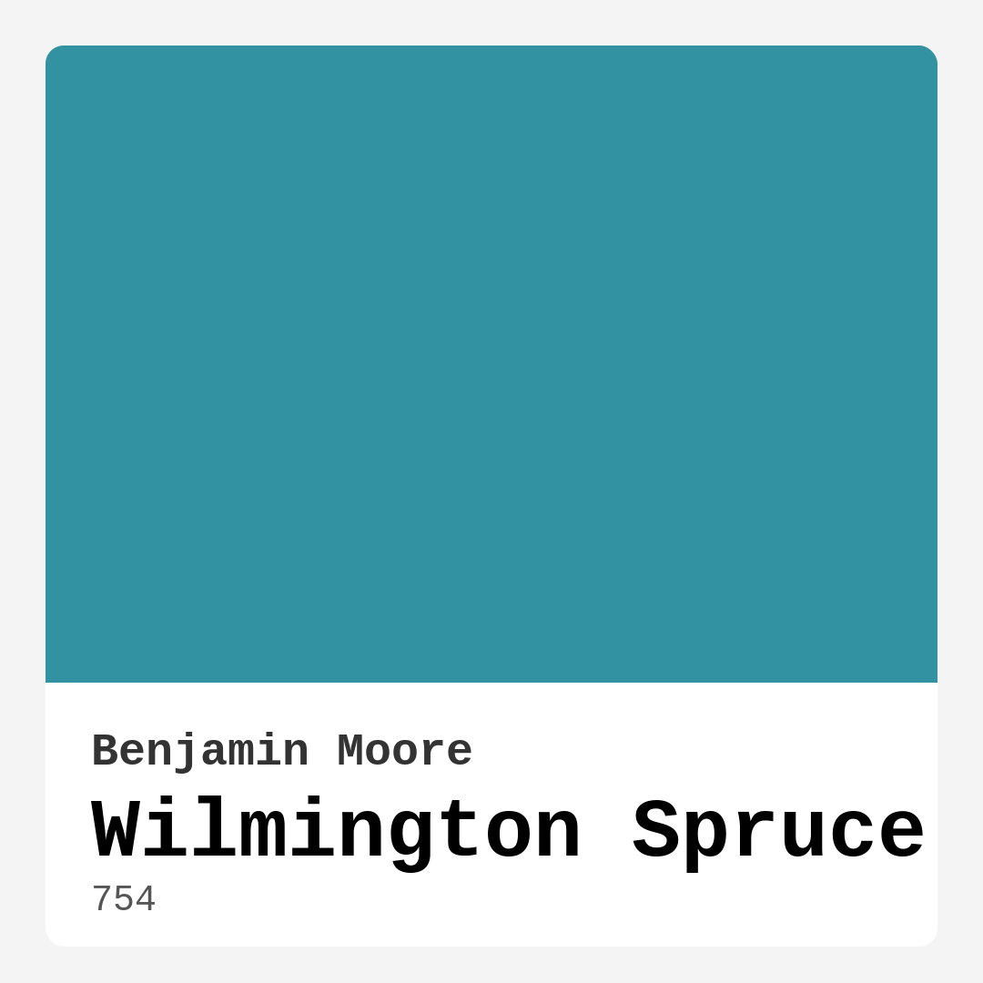 Wilmington Spruce 754 by Benjamin Moore
