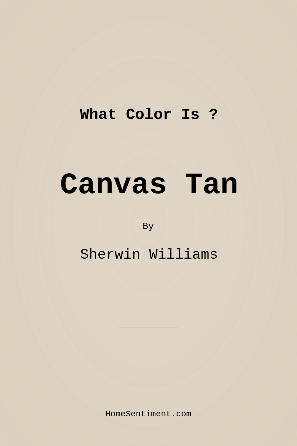 Canvas Tan SW 7531 by Sherwin Williams