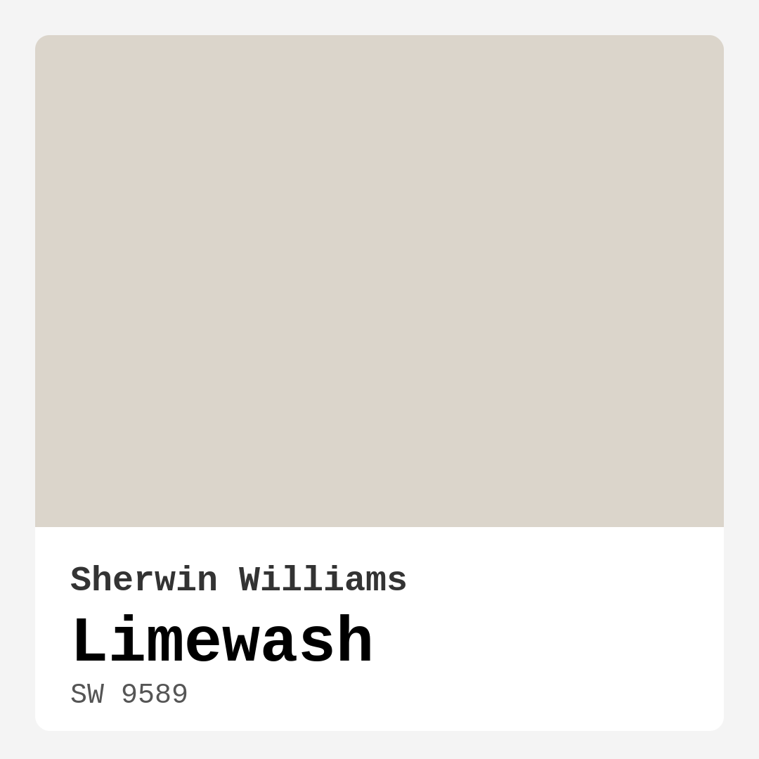 Limewash SW 9589 by Sherwin Williams
