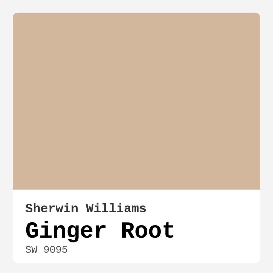 Ginger Root SW 9095 by Sherwin Williams
