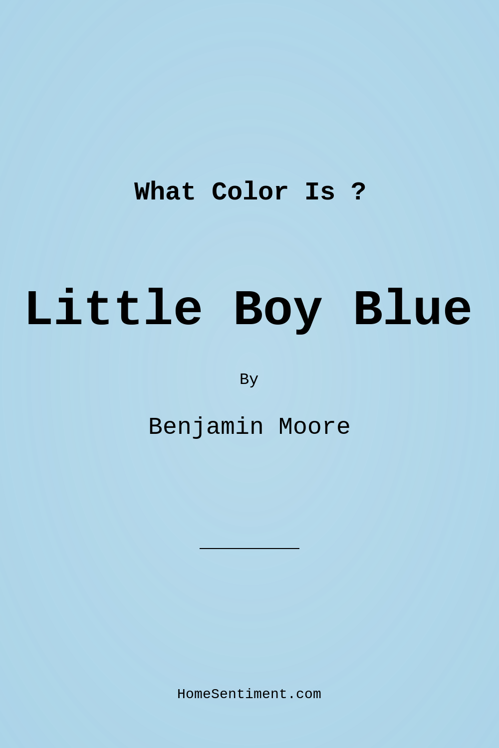 Little Boy Blue 2061-60 by Benjamin Moore