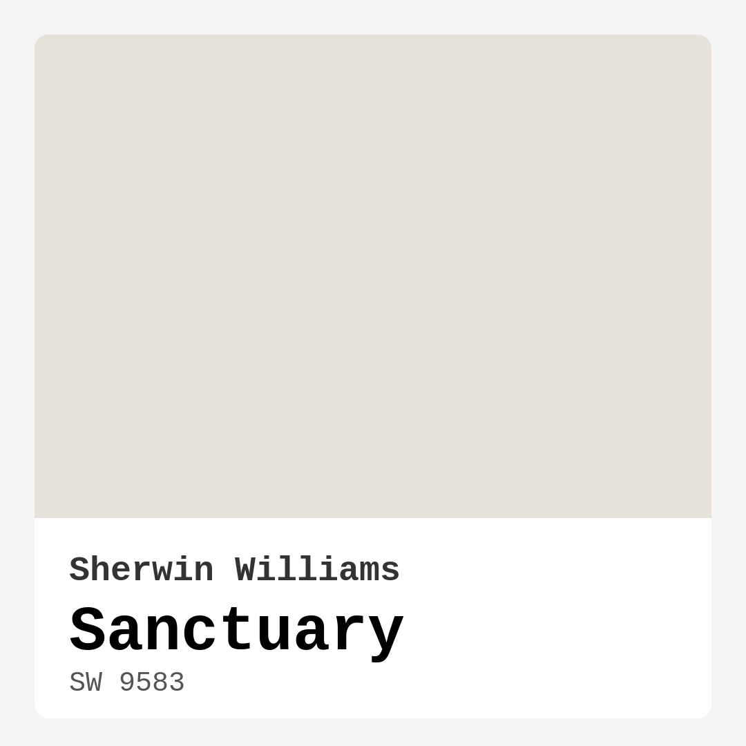 Sanctuary SW 9583 by Sherwin Williams