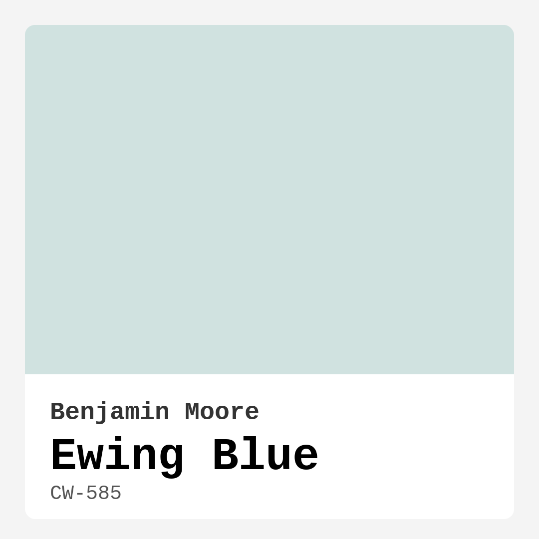 Benjamin Moore Ewing Blue CW-585 Real Images