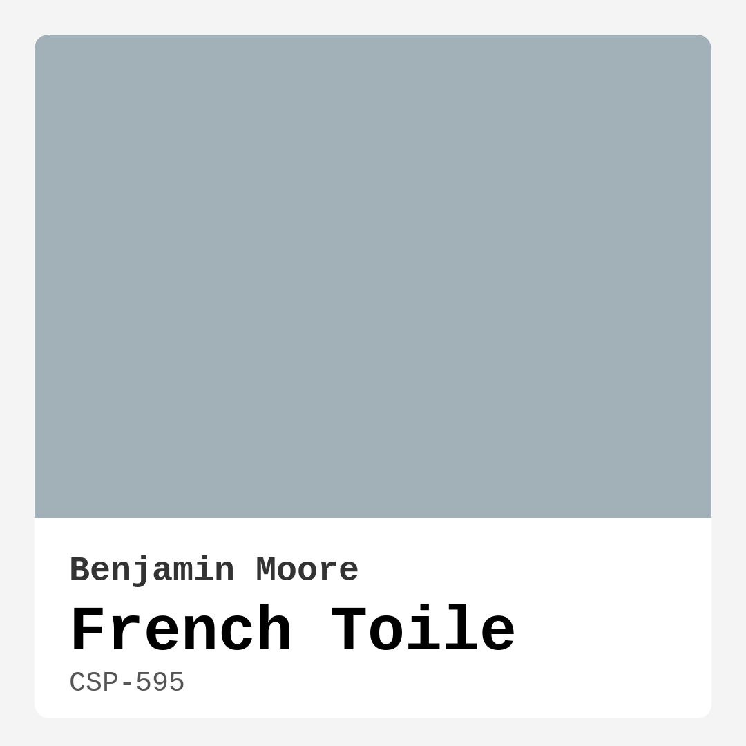 Benjamin Moore French Toile CSP-595 Real Images