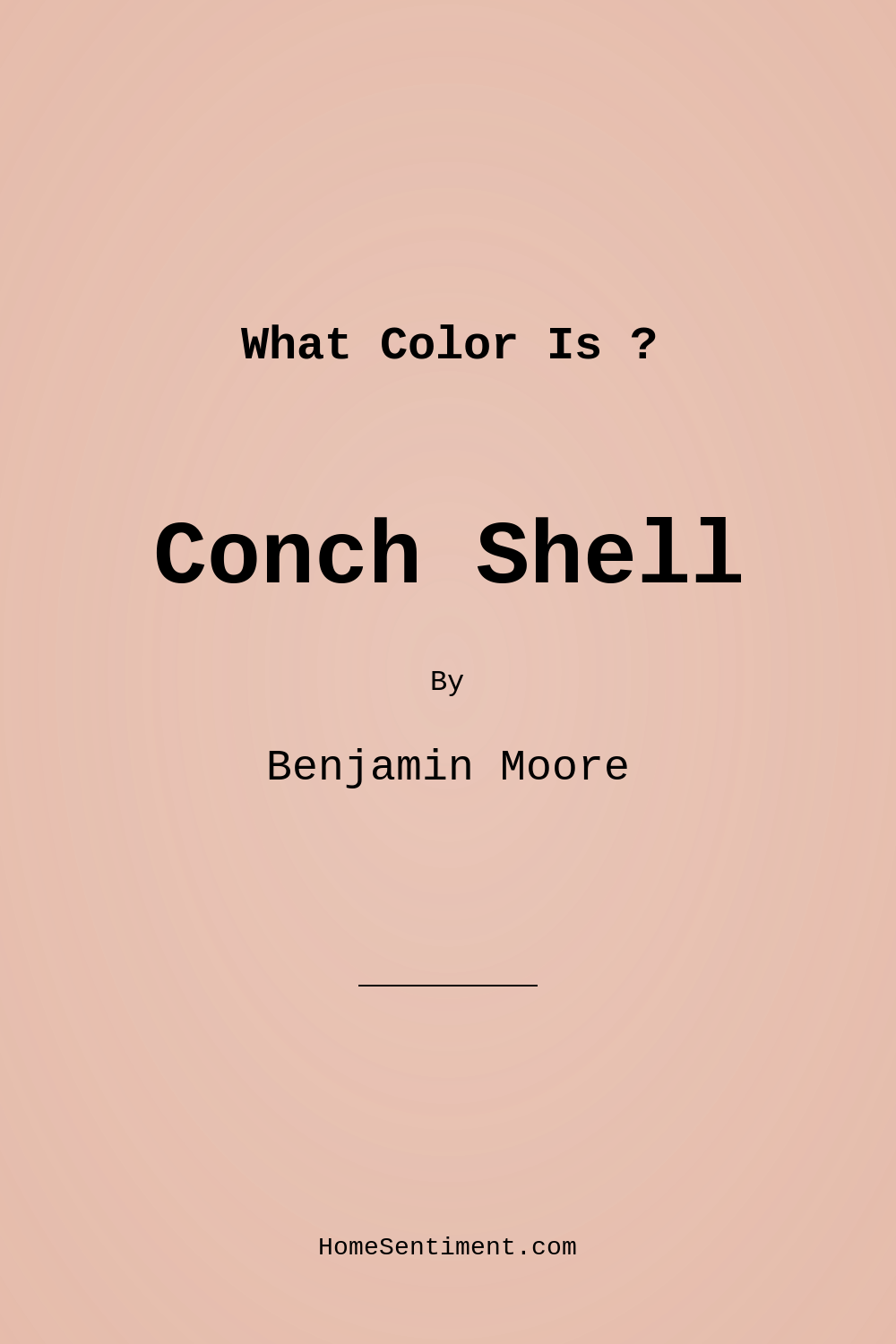 Conch Shell 52 by Benjamin Moore