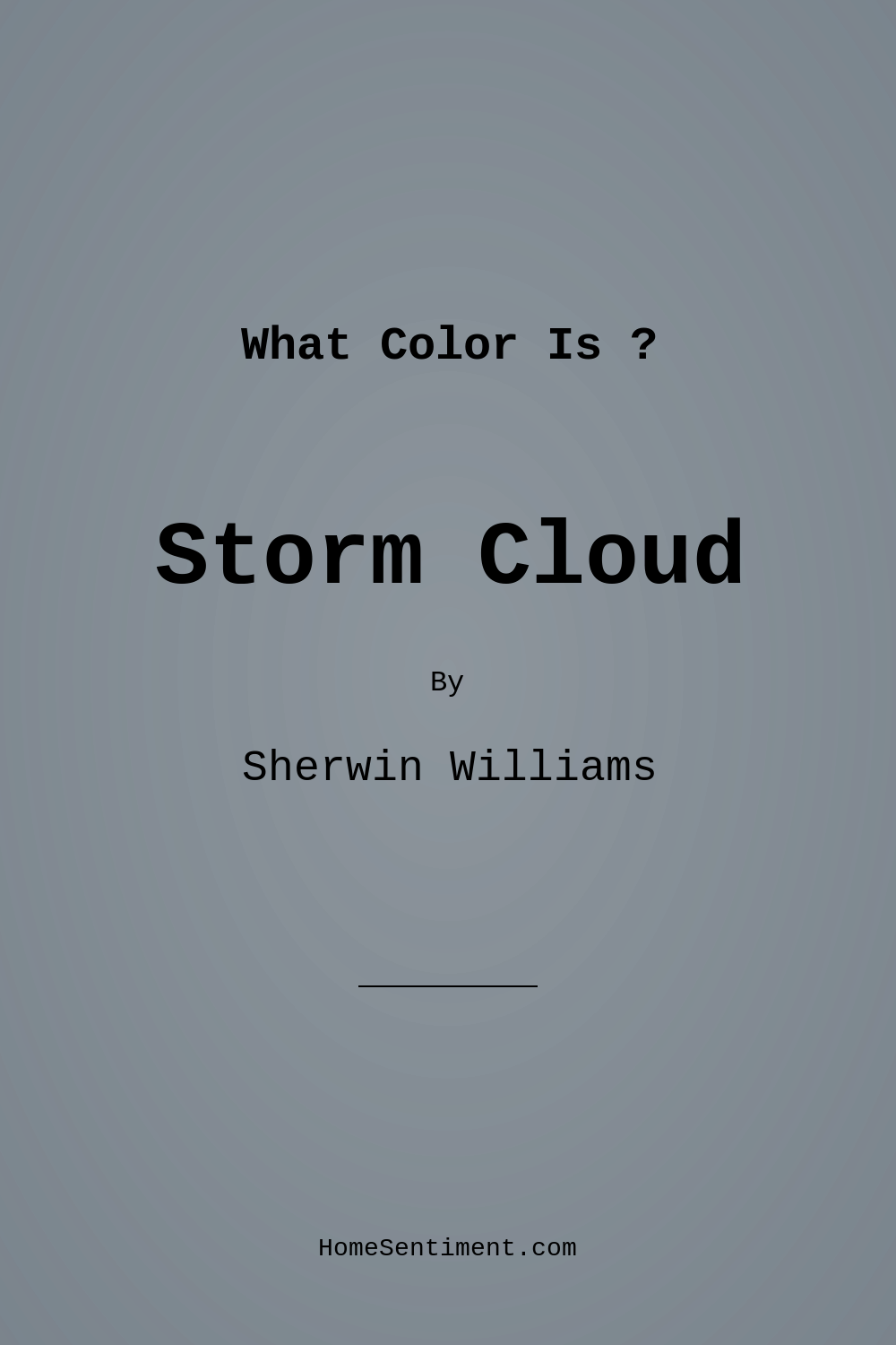 Storm Cloud SW 6249 by Sherwin Williams