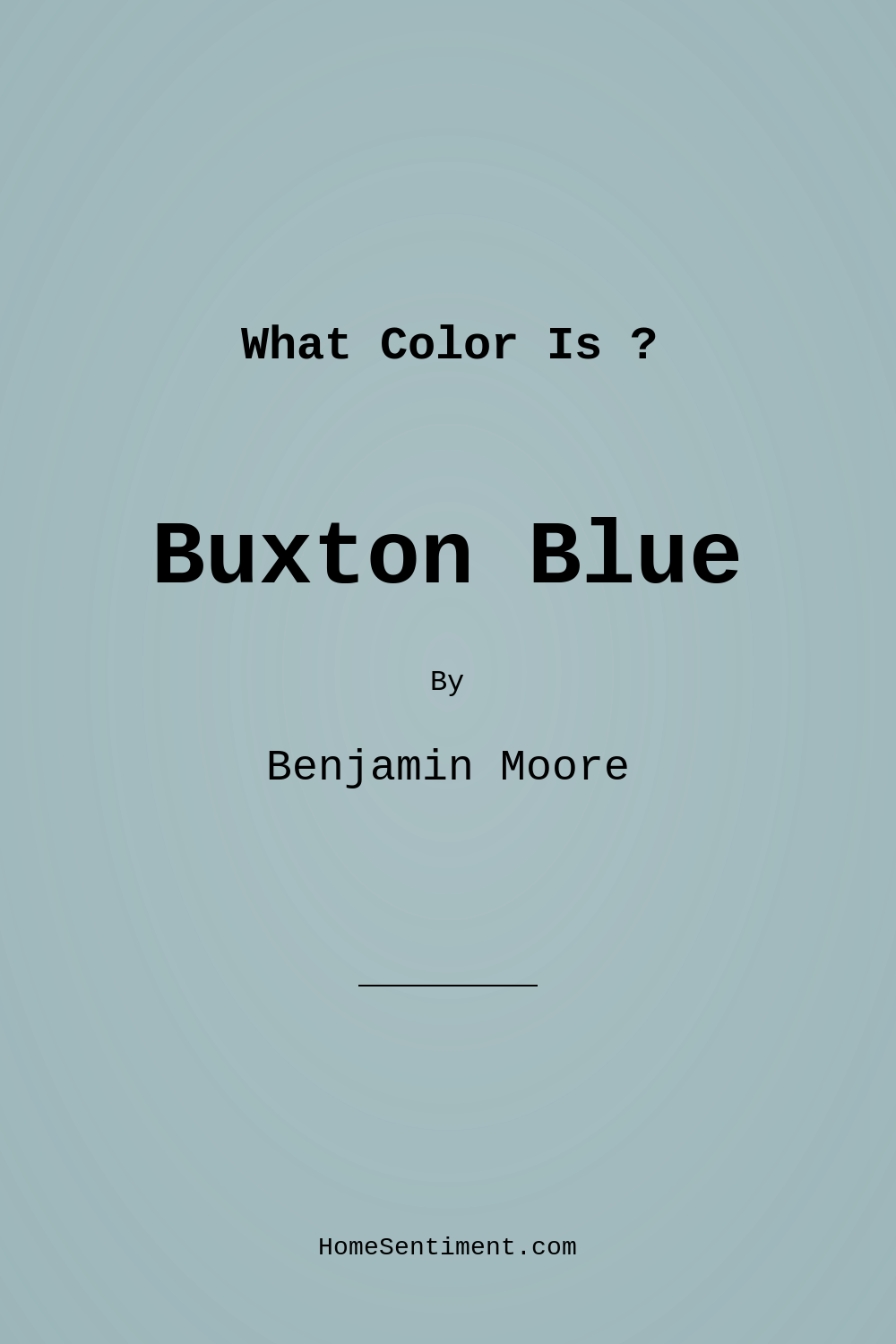 Buxton Blue HC-149 by Benjamin Moore