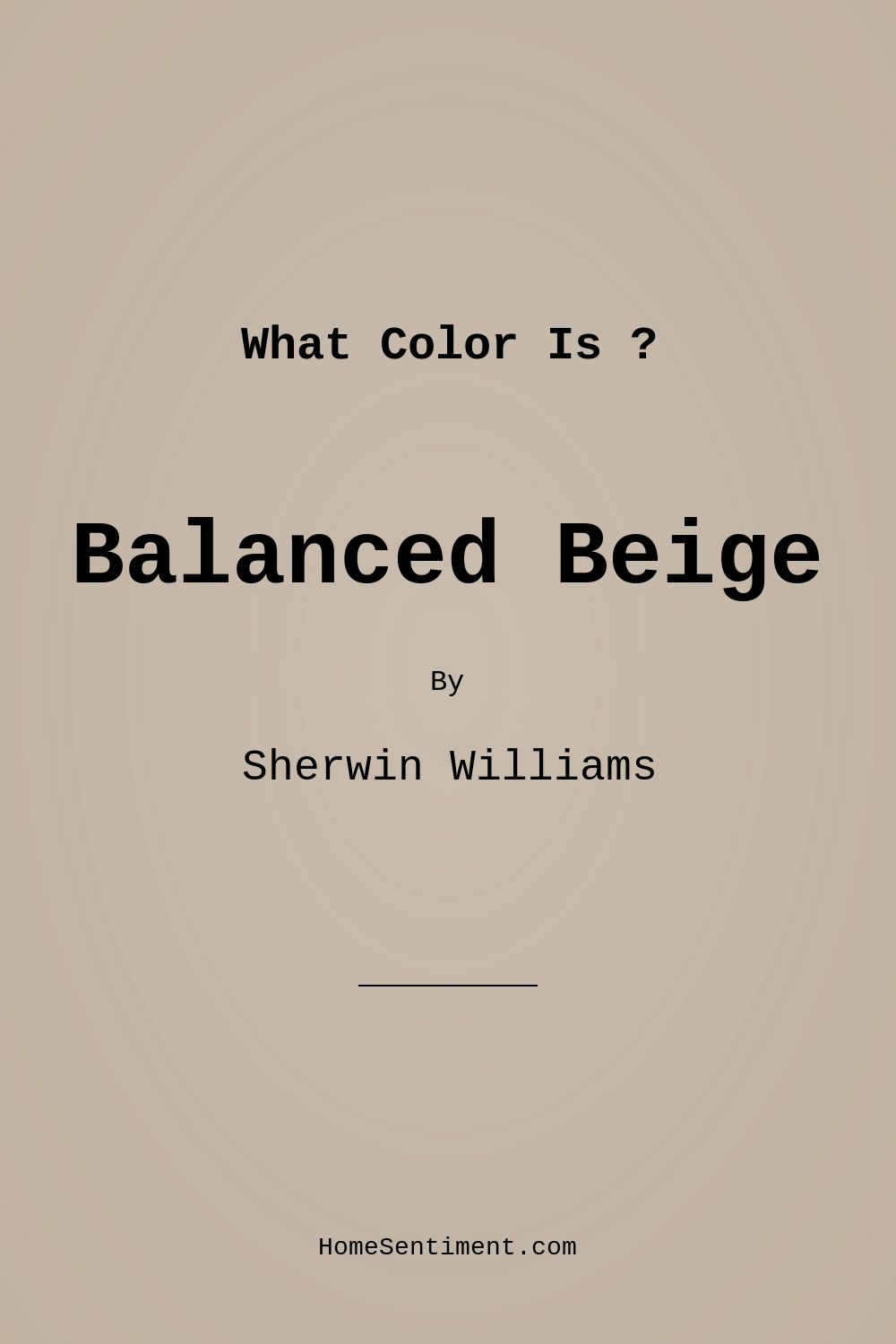 Balanced Beige SW 7037 by Sherwin Williams