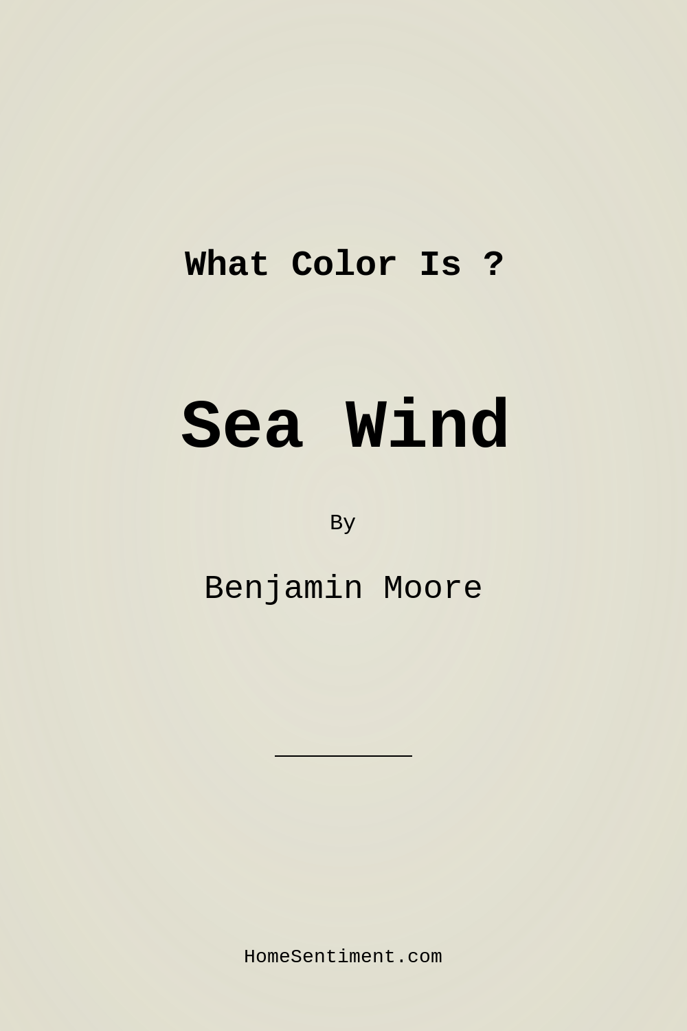 Sea Wind OC-139 by Benjamin Moore