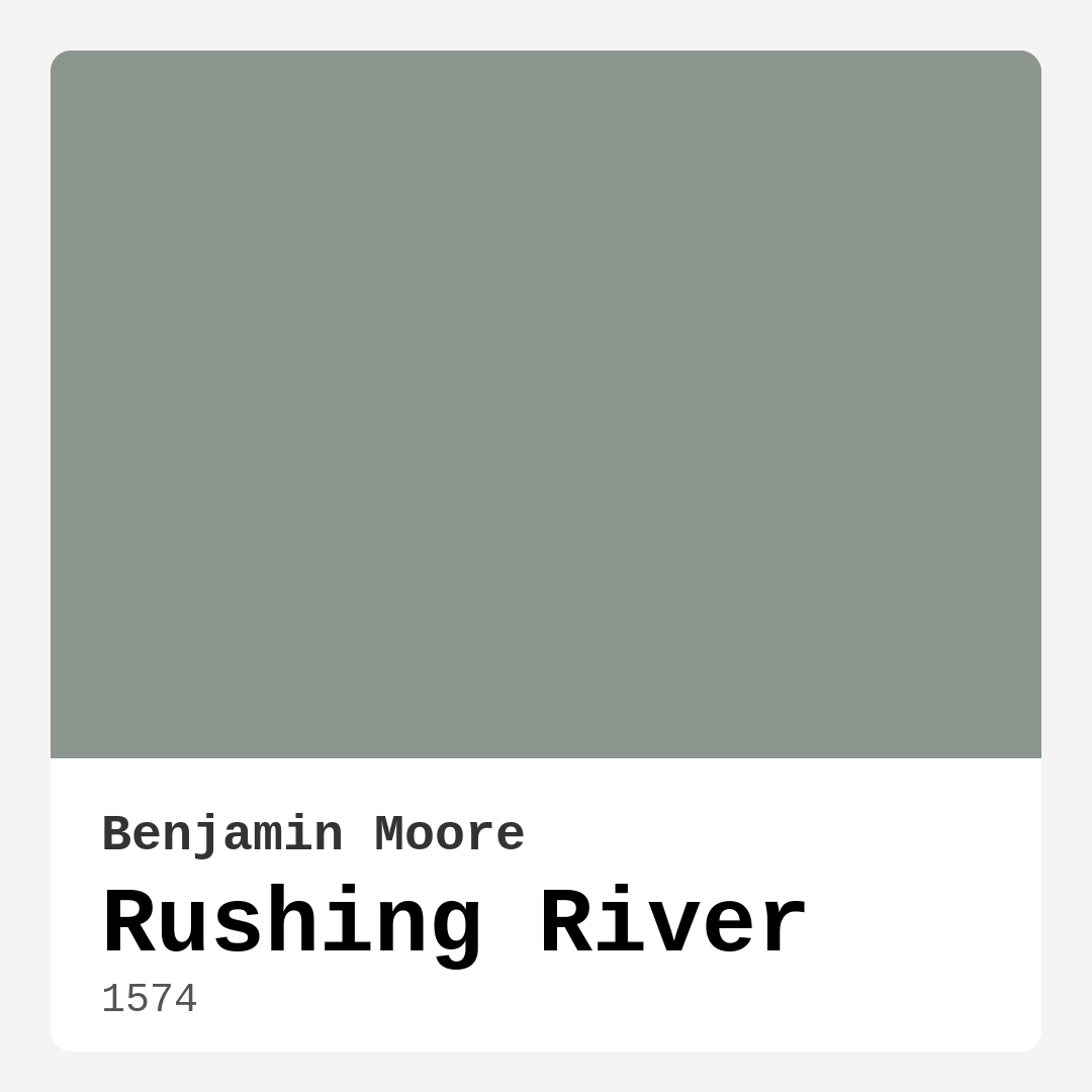 Rushing River 1574 by Benjamin Moore