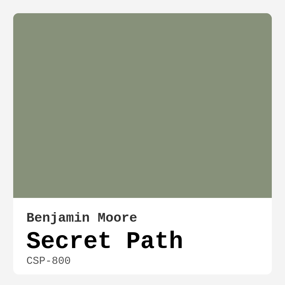 Secret Path CSP-800 by Benjamin Moore