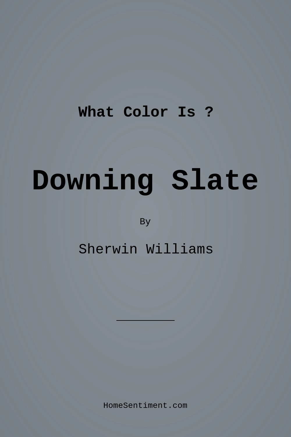 Downing Slate SW 2819 by Sherwin Williams