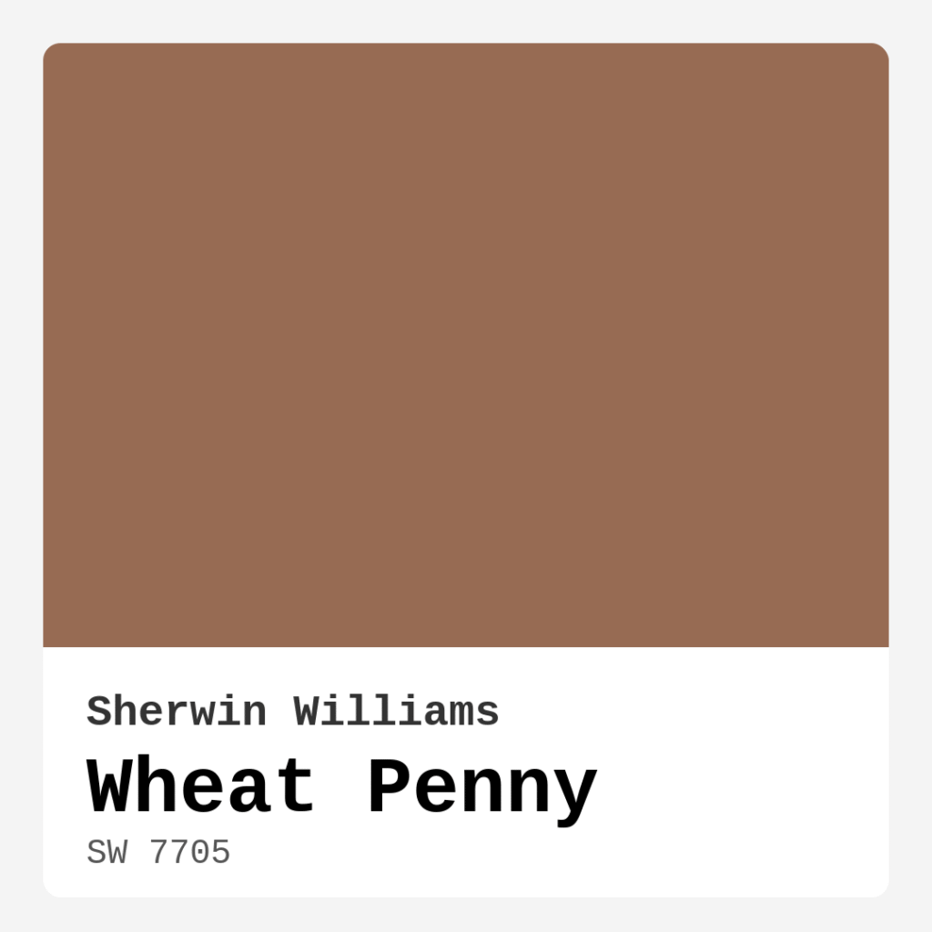 Wheat Penny SW 7705 by Sherwin Williams
