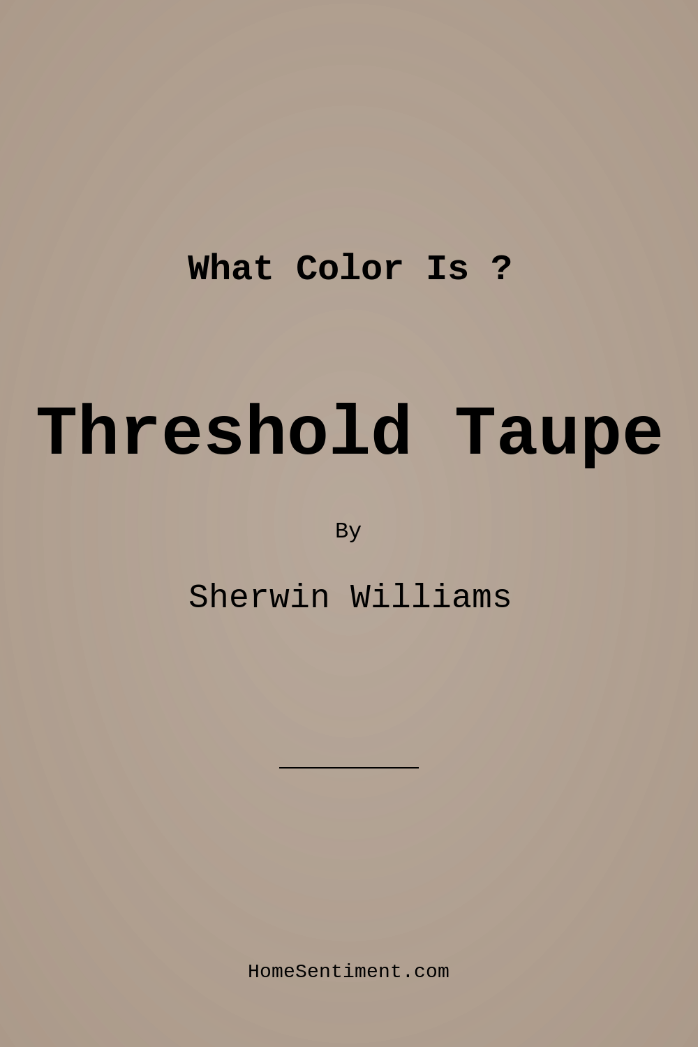 Threshold Taupe SW 7501 by Sherwin Williams