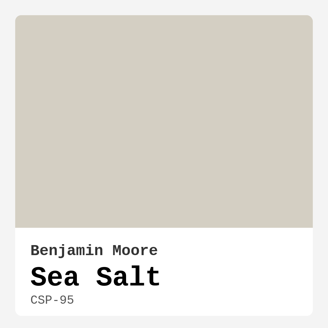 Sea Salt CSP-95 by Benjamin Moore