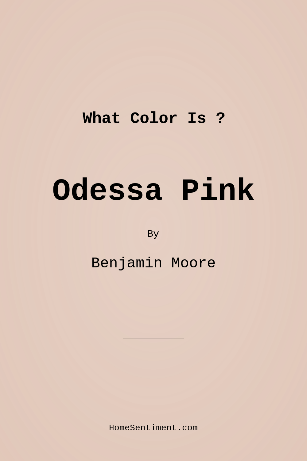 Odessa Pink HC-59 by Benjamin Moore
