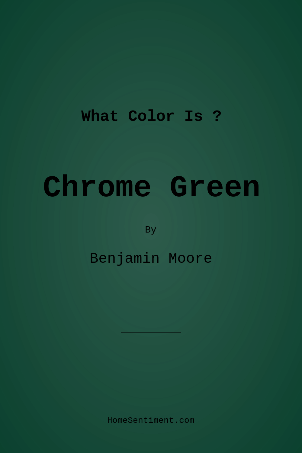 Chrome Green HC-189 by Benjamin Moore
