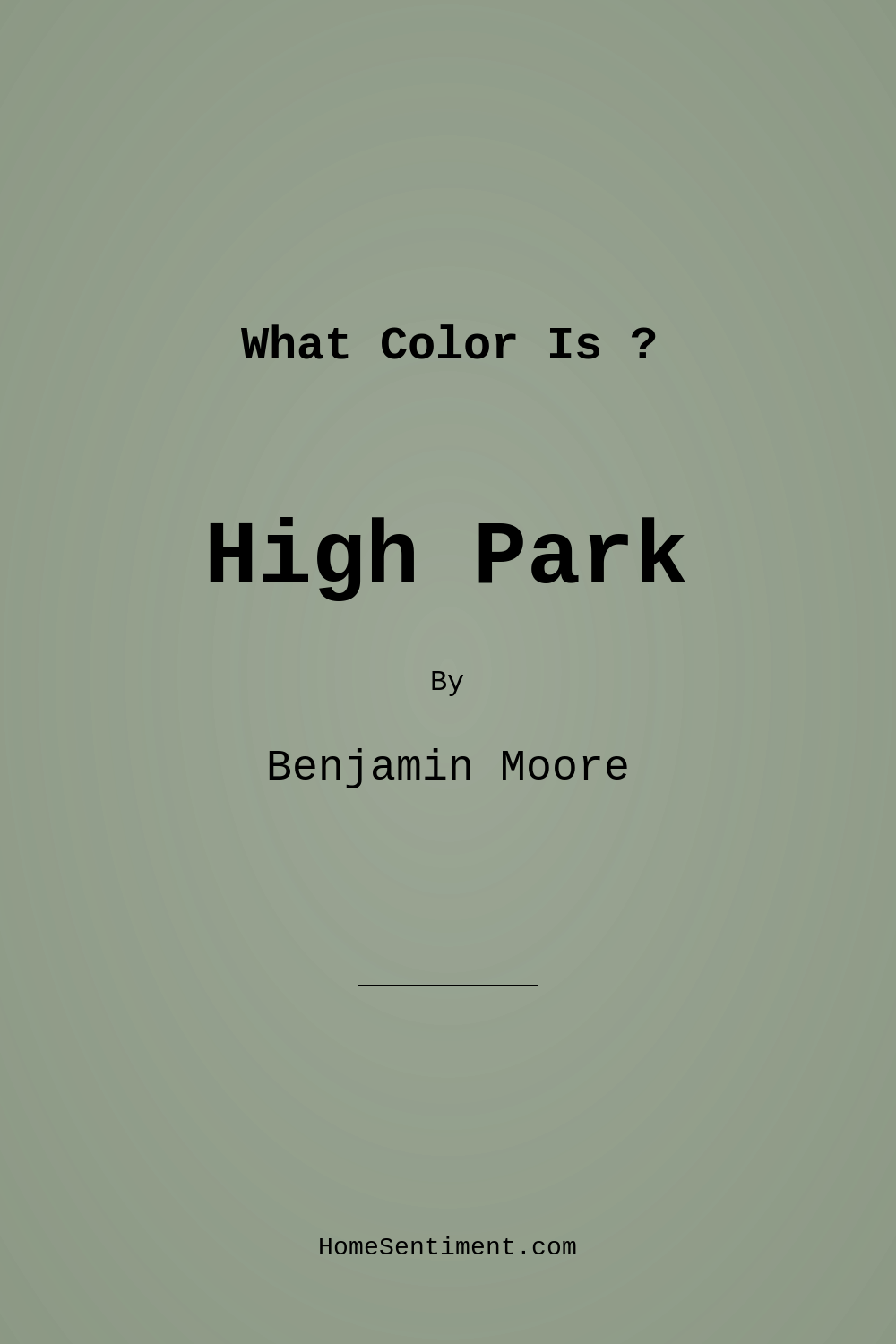 High Park 467 by Benjamin Moore