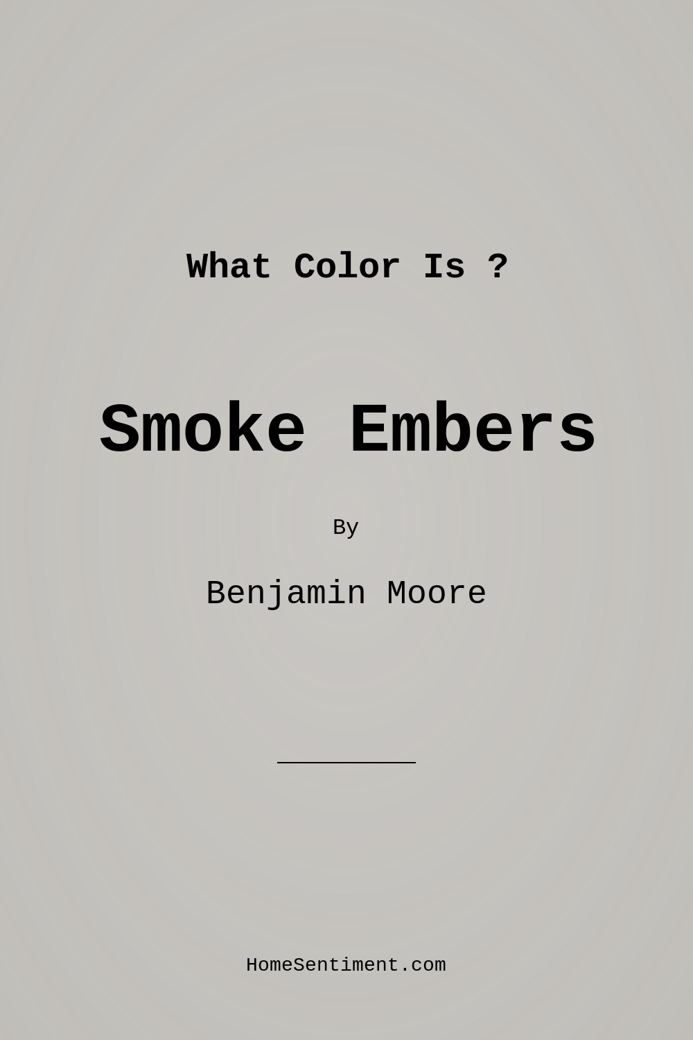 Smoke Embers 1466 by Benjamin Moore
