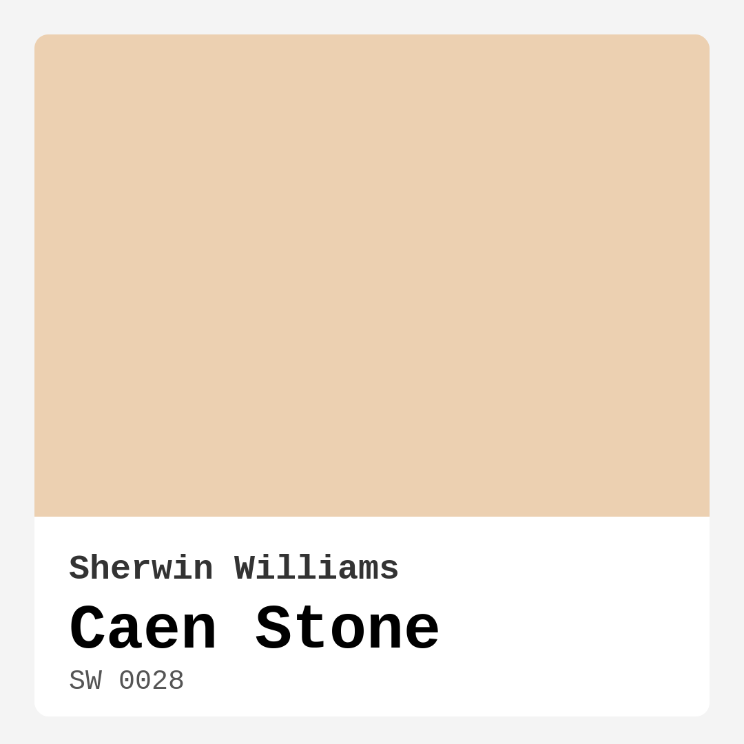 Caen Stone SW 0028 by Sherwin Williams
