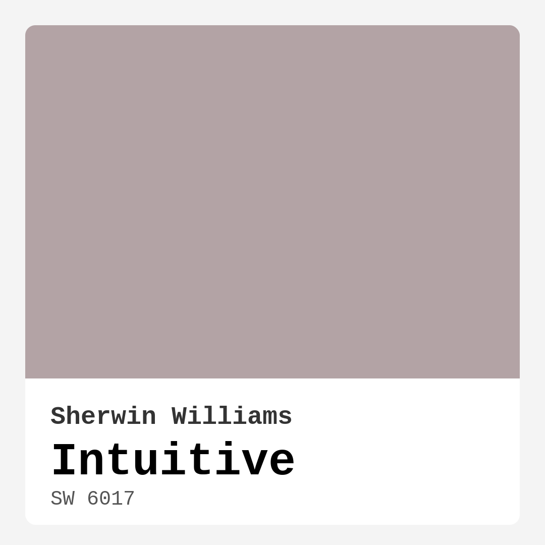 Intuitive SW 6017 by Sherwin Williams