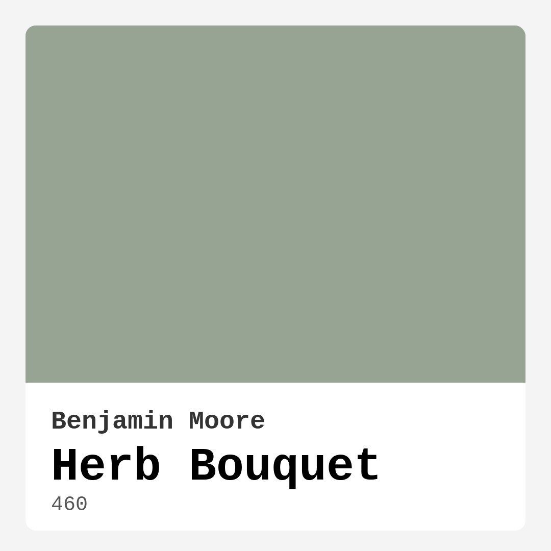 Herb Bouquet 460 by Benjamin Moore