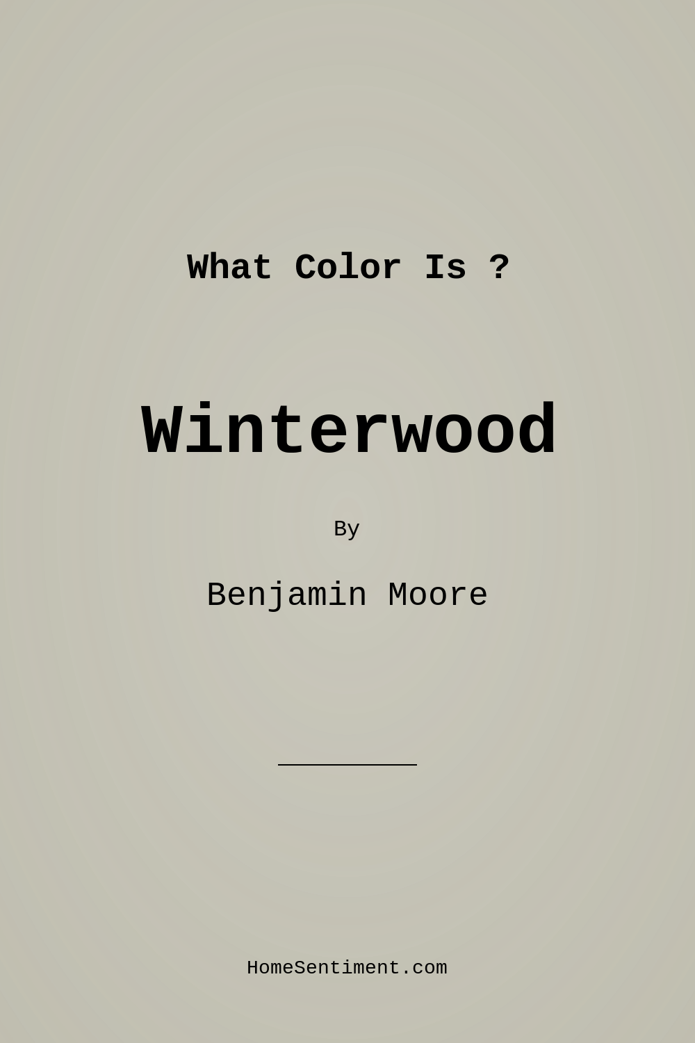 Winterwood 1486 by Benjamin Moore