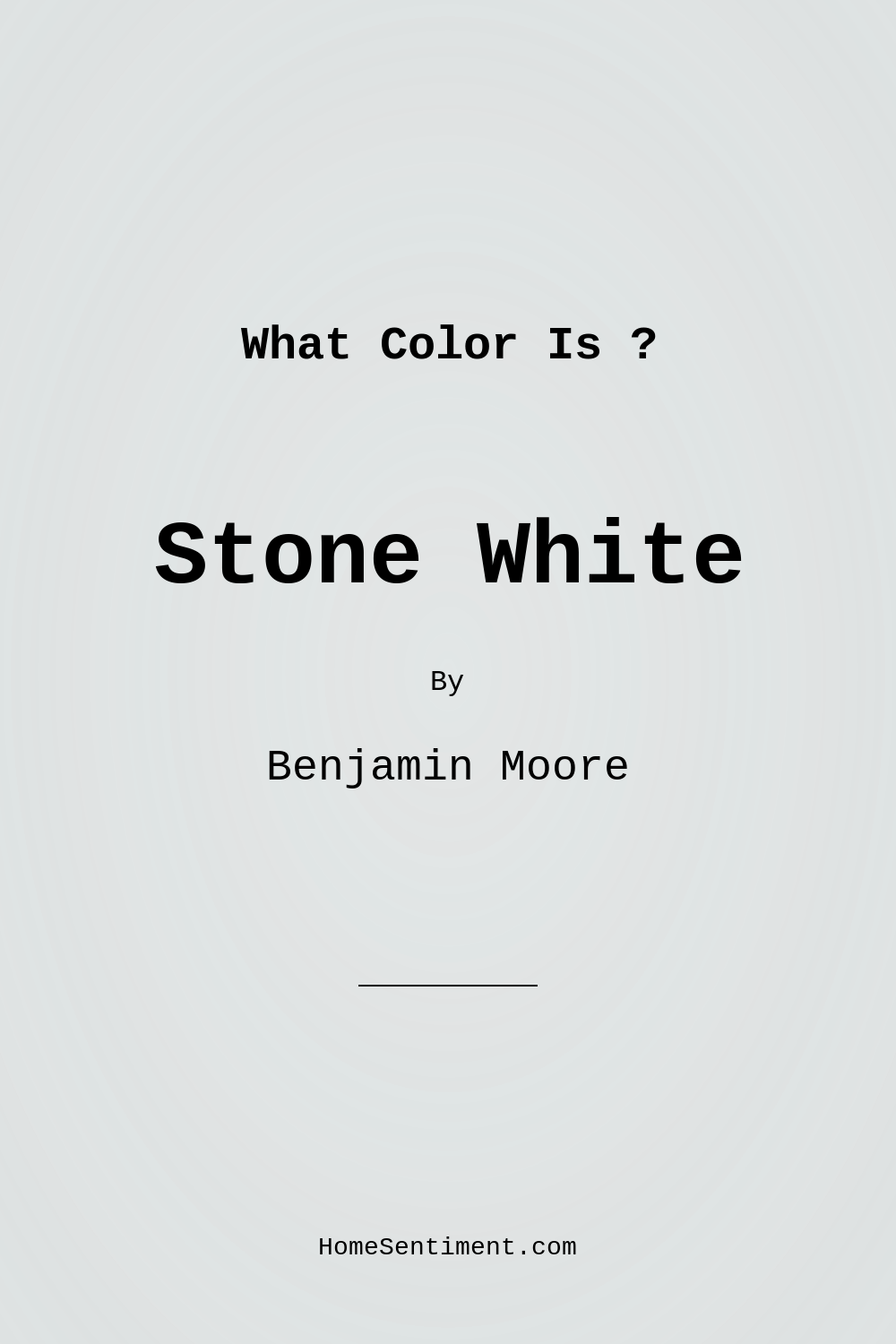 Stone White 2120-70 by Benjamin Moore