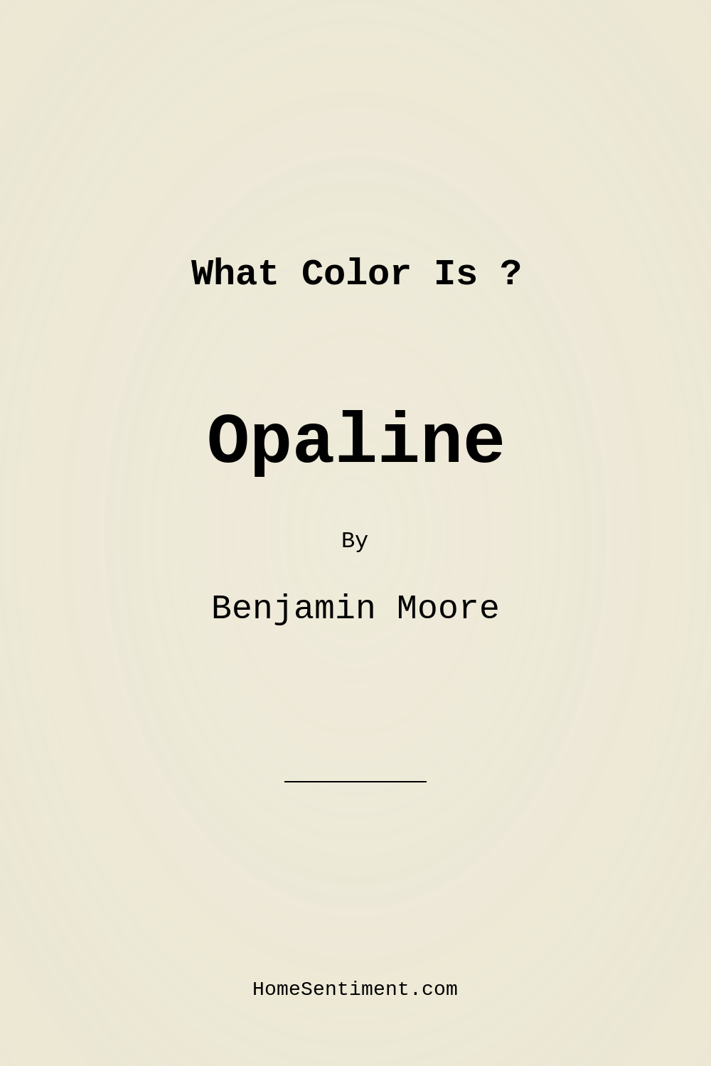 Opaline OC-33 by Benjamin Moore