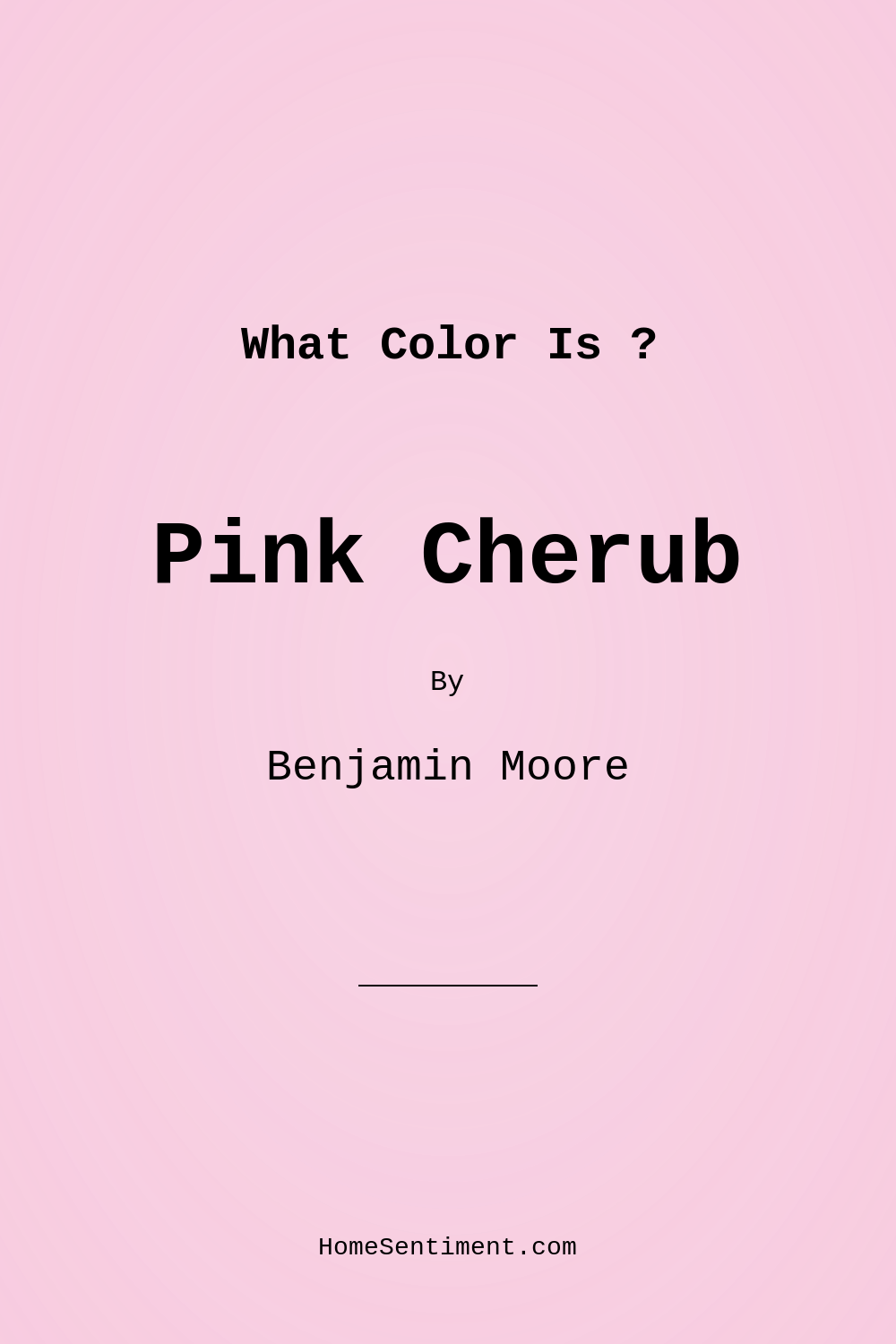 Pink Cherub 2079-60 by Benjamin Moore