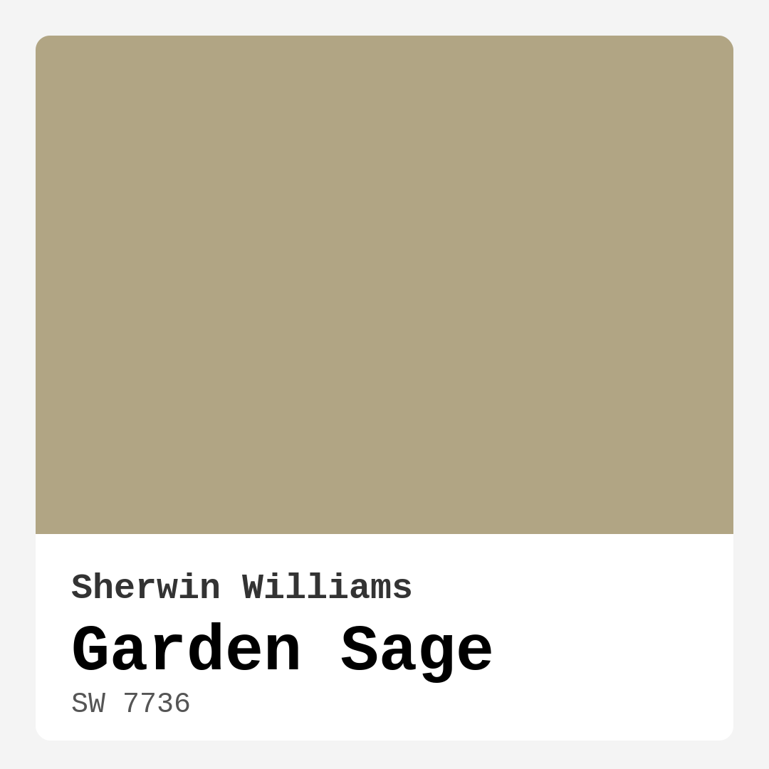 Sherwin Williams Garden Sage SW 7736 Real Images