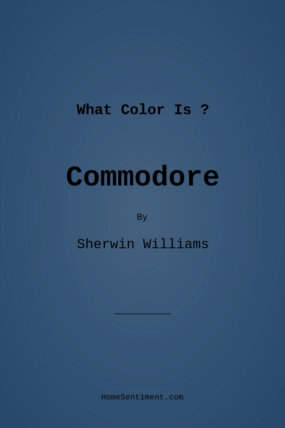 Commodore SW 6524 by Sherwin Williams