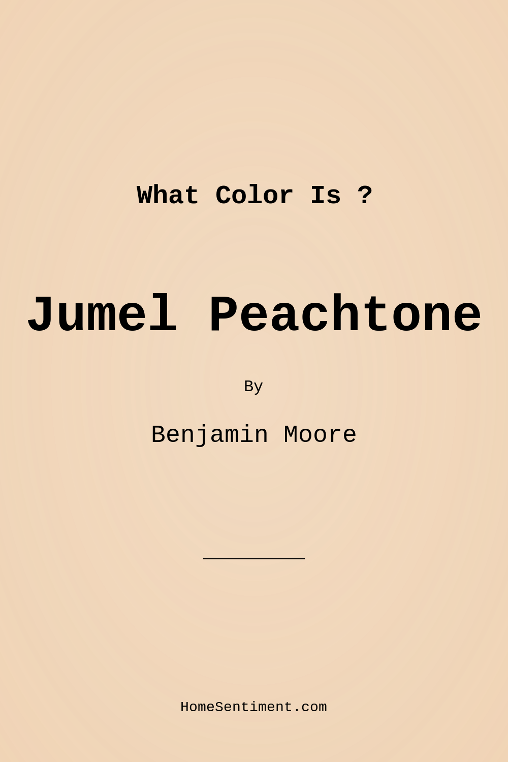 Jumel Peachtone HC-54 by Benjamin Moore