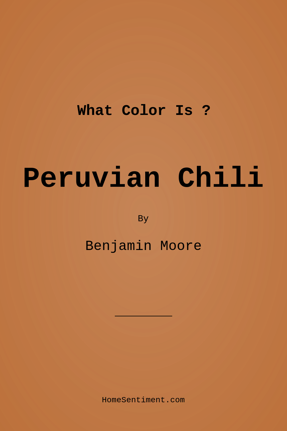 Peruvian Chili CSP-1100 by Benjamin Moore