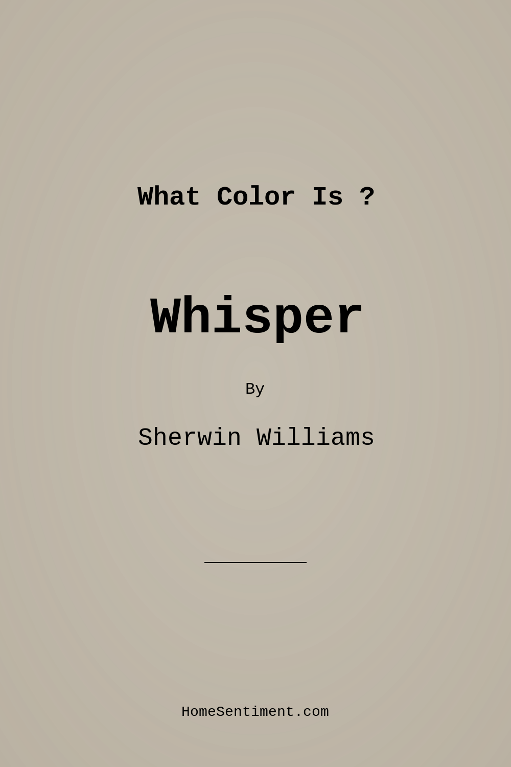 Whisper SW 9591 by Sherwin Williams