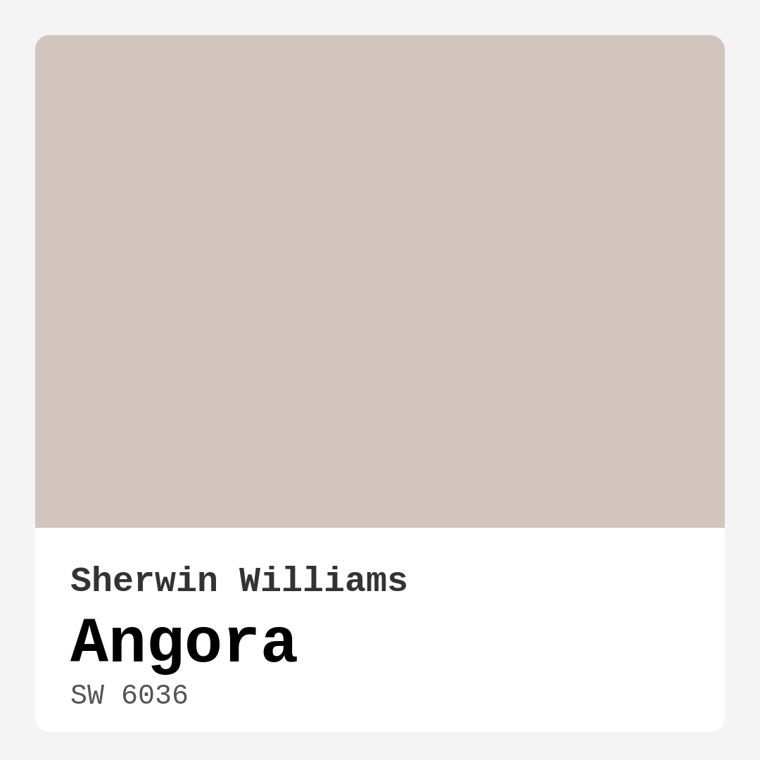 Angora SW 6036 by Sherwin Williams
