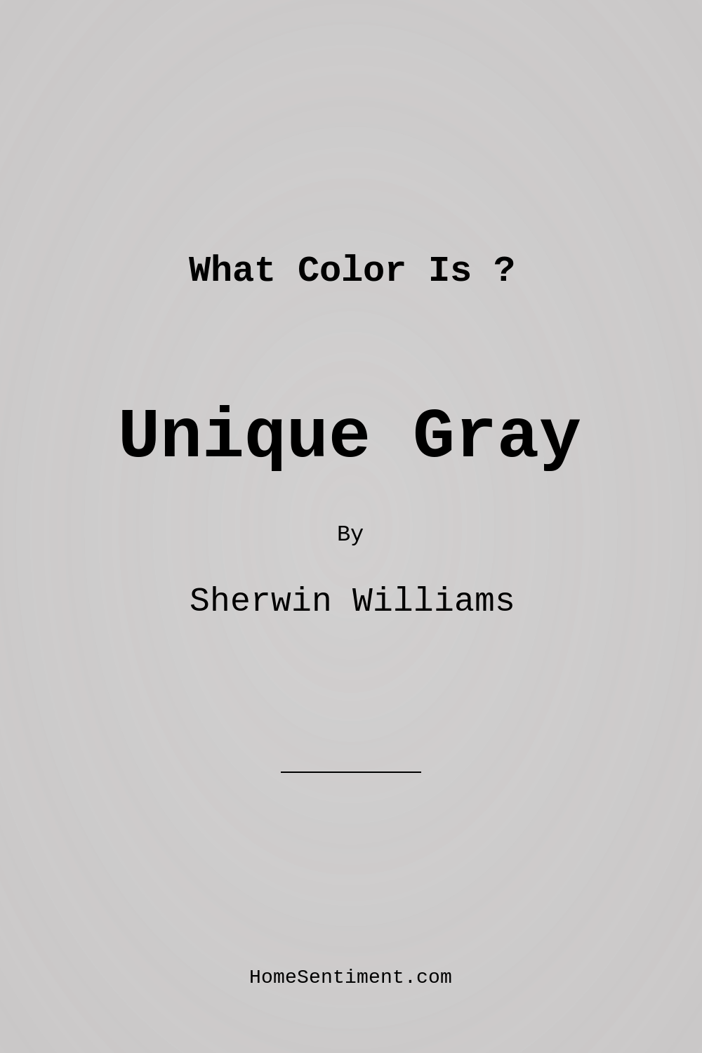 Unique Gray SW 6260 by Sherwin Williams