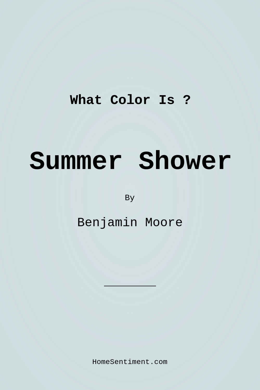 Summer Shower 2135-60 by Benjamin Moore