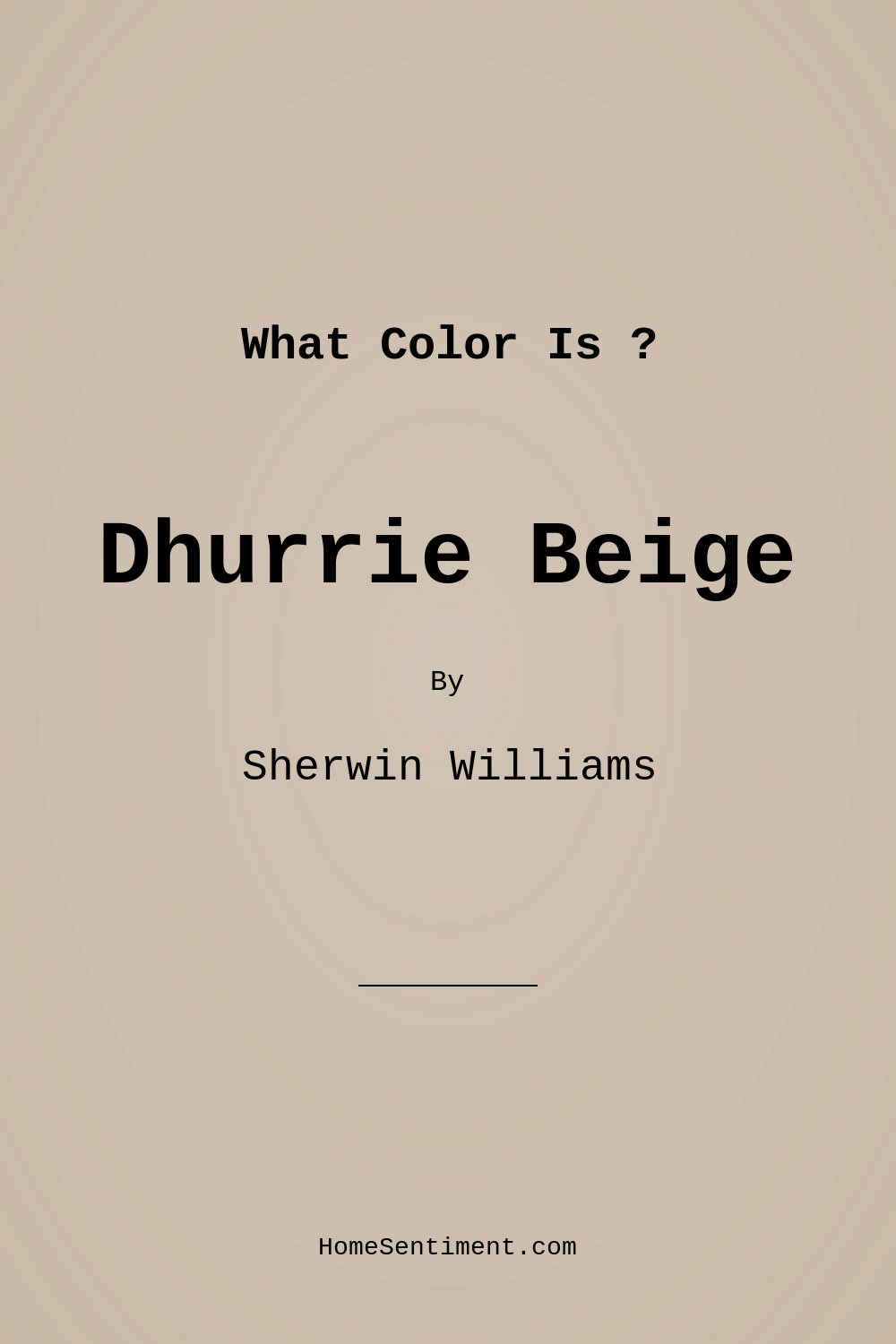 Dhurrie Beige SW 7524 by Sherwin Williams