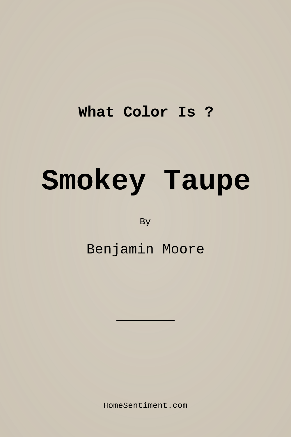 Smokey Taupe 983 by Benjamin Moore