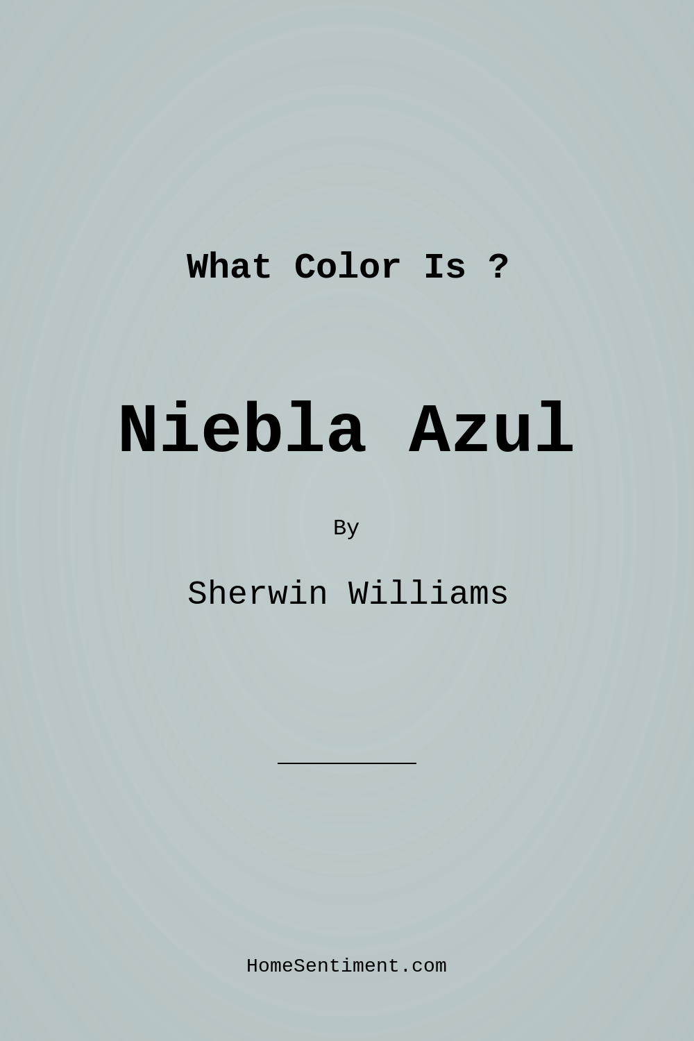 Niebla Azul SW 9137 by Sherwin Williams